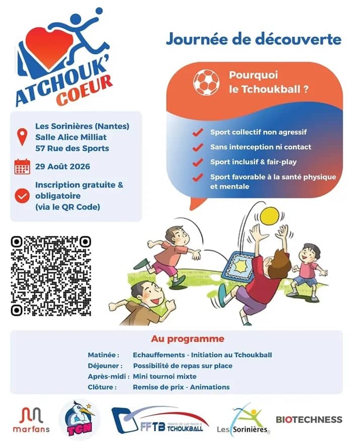 Illustration de l'événement : Atchouk'Cœur, journée de découverte du Tchoukball