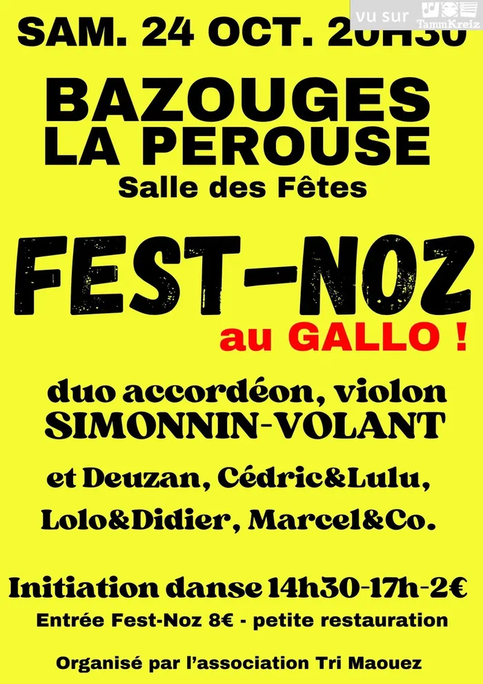 Illustration de l'événement : Fest-noz au gallo !