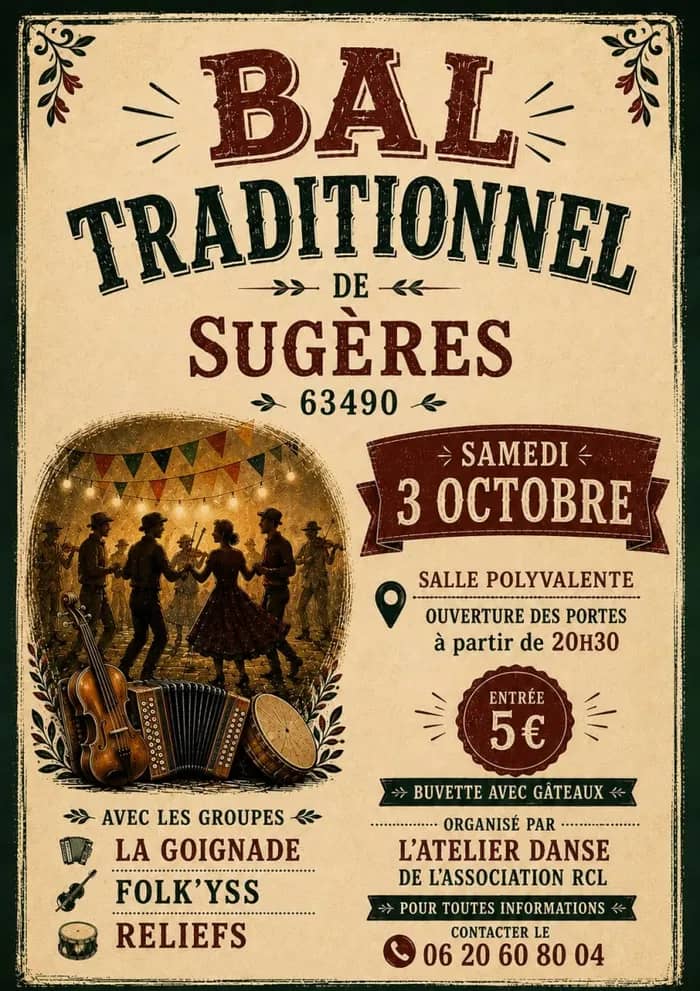 Illustration de l'événement : BAL Traditionnel de Sugères