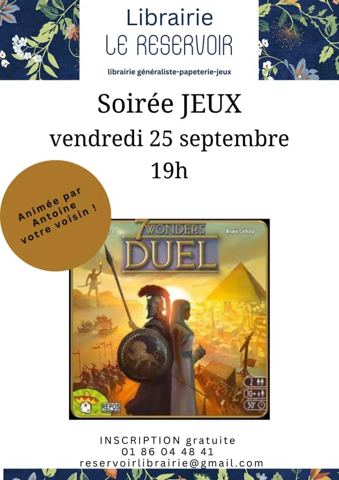 Illustration de l'événement : Soirée Jeu de société