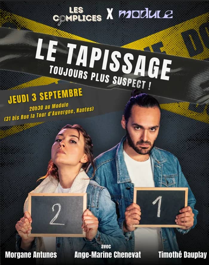 Illustration de l'événement : Le Tapissage | Les Complices Impro