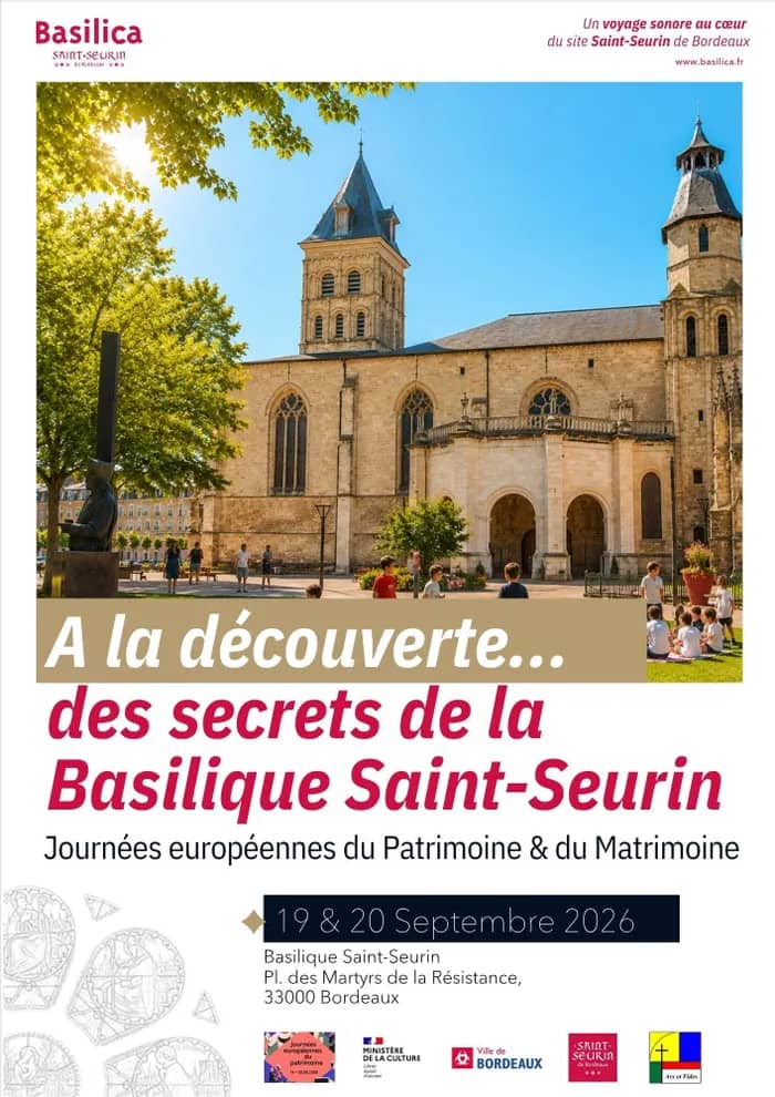 Illustration de l'événement : À la découverte des secrets de la basilique Saint-Seurin de Bordeaux