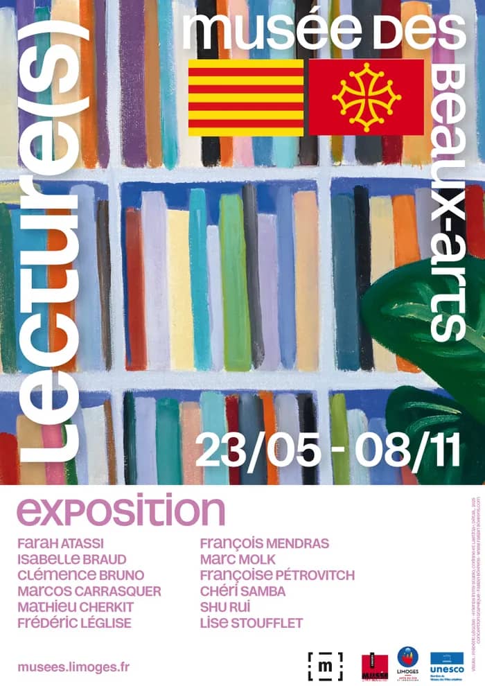 Illustration de l'événement : Visite à deux voix français-catalan-occitan de l’exposition « Lecture(s) » avec Maribel Nadal-Jové & Jan-Marc Simeonin