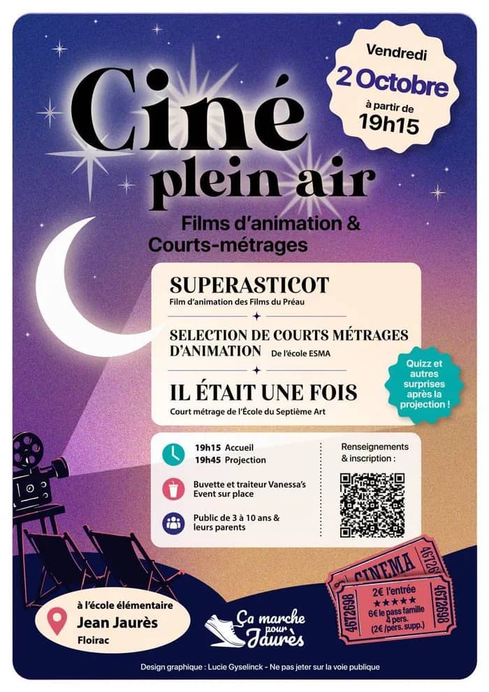 Illustration de l'événement : Cinéma en Plein Air