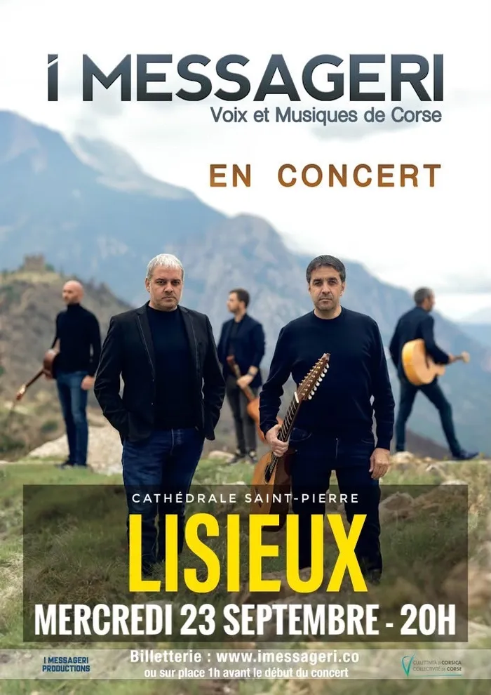Illustration de l'événement : Concert groupe I MESSAGERI (Voix et musiques de Corse)