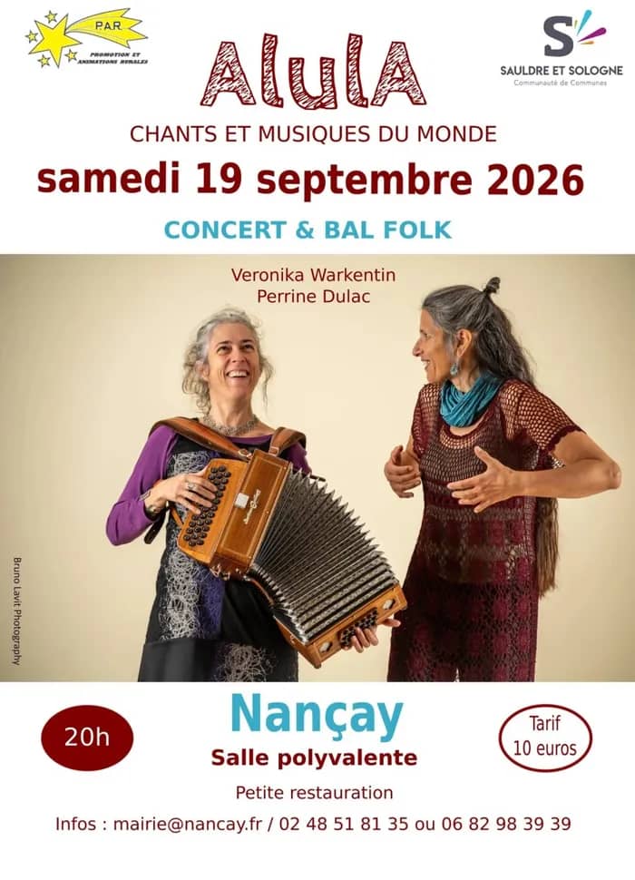 Illustration de l'événement : Alula : Concert + Bal folk