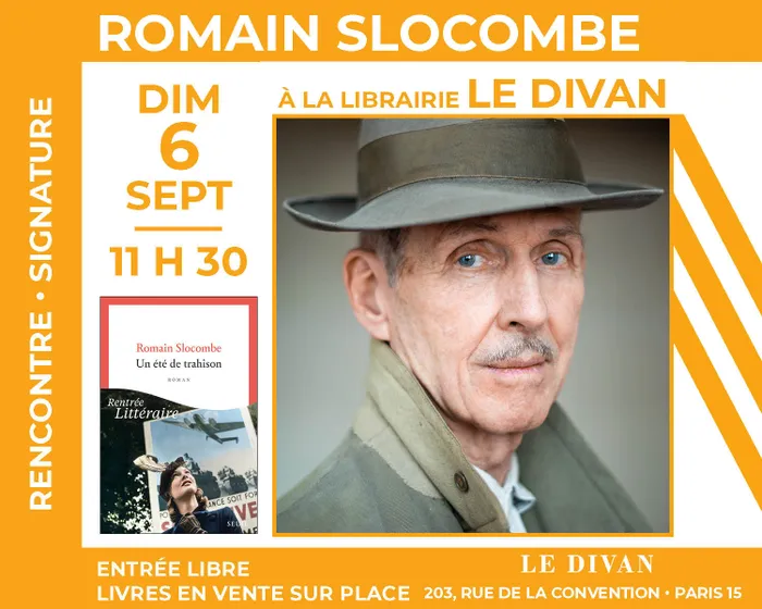 Illustration de l'événement : Romain Slocombe présente « Un été de trahison »