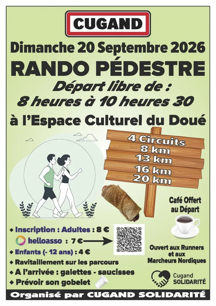 Illustration de l'événement : Randonnée pédestre 2026 par l'association Cugand Solidarité
