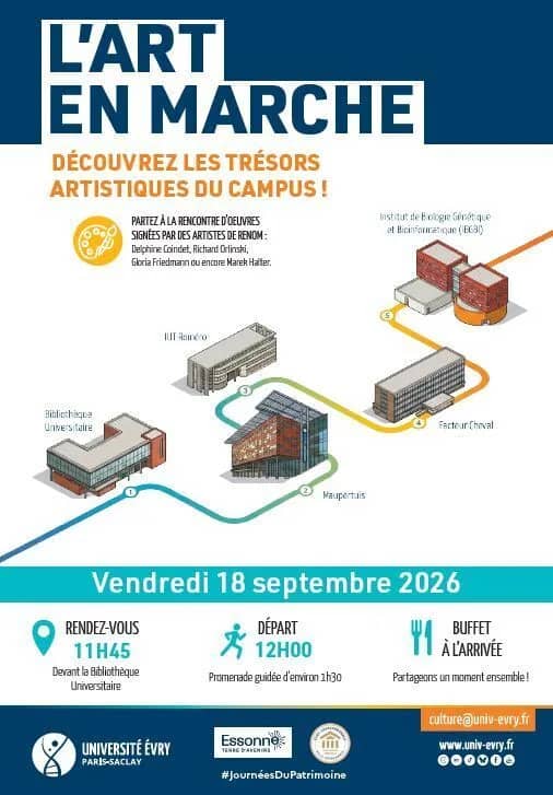 Illustration de l'événement : L'art en marche : une pause déjeuner au cœur de la création contemporaine