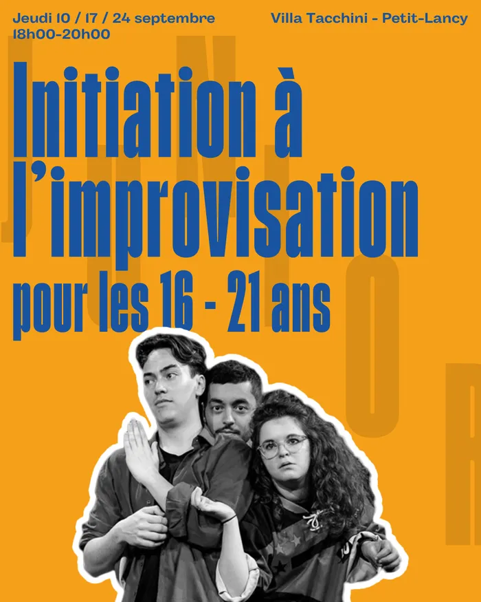 Illustration de l'événement : Initiation à l'impro pour les 16-21 ans