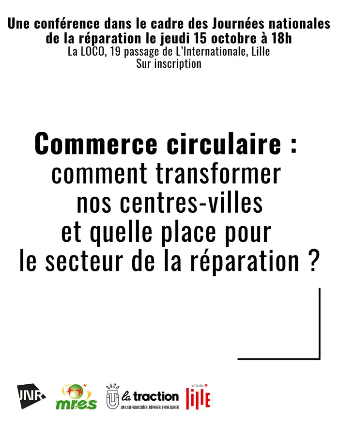 Illustration de l'événement : Fête de la réparation à Lille - conférence