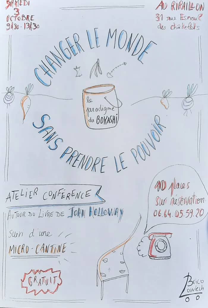 Illustration de l'événement : Atelier Conférence + Micro-cantine