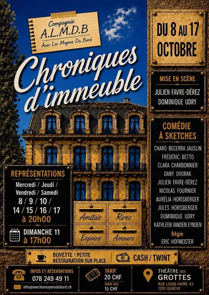 Illustration de l'événement : Chroniques d'Immeuble