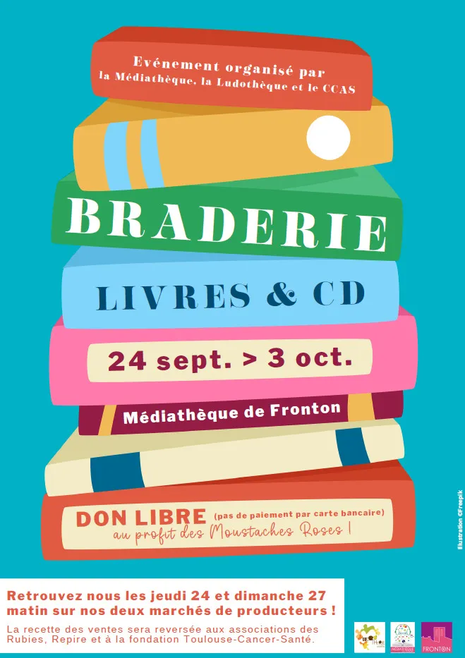 Illustration de l'événement : Braderie au profit des Moustaches roses
