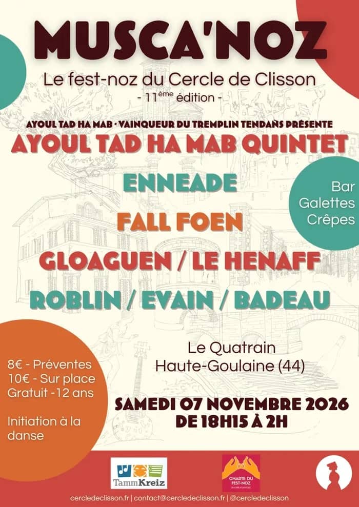 Illustration de l'événement : MuscaNoz- Le fest-noz du Cercle Celtique de Clisson