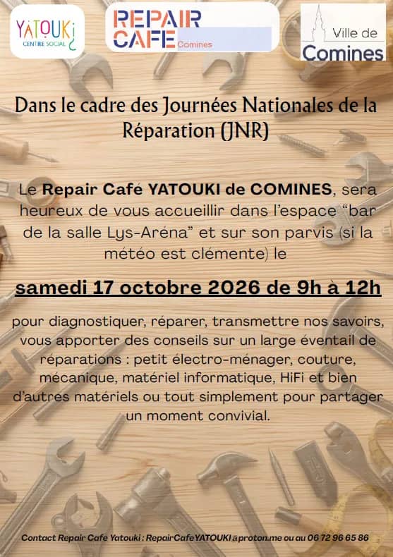 Illustration de l'événement : COMINES Répare!