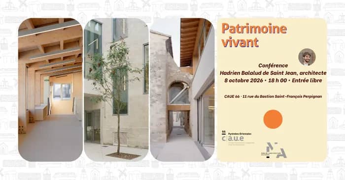 Illustration de l'événement : Conférence « Patrimoine vivant »