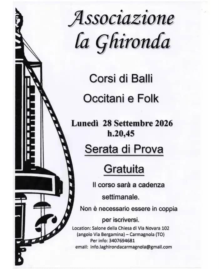 Illustration de l'événement : Serata di Prova Gratuita corsi