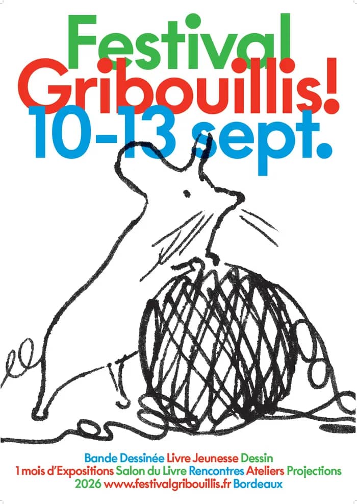 Illustration de l'événement : Festival Gribouillis ! 6e édition - du 10 au 13 septembre 2026