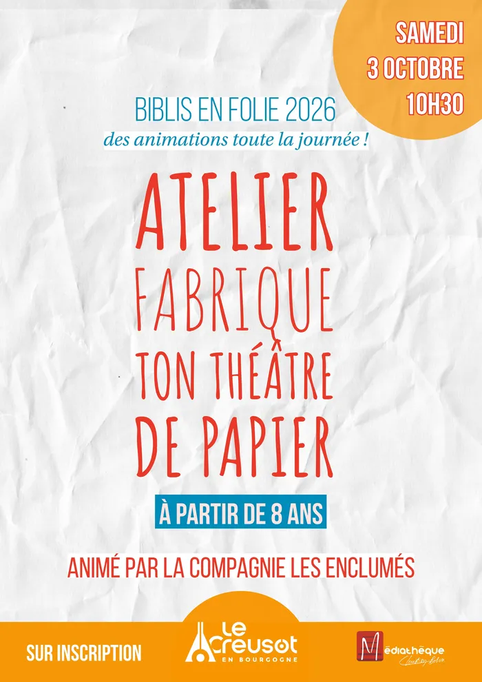 Illustration de l'événement : Fabrique ton théâtre de papier