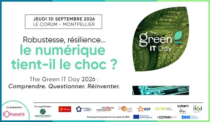Illustration de l'événement : The Green IT Day 2026 : Robustesse, résilience ... le numérique tient-il le choc ?
