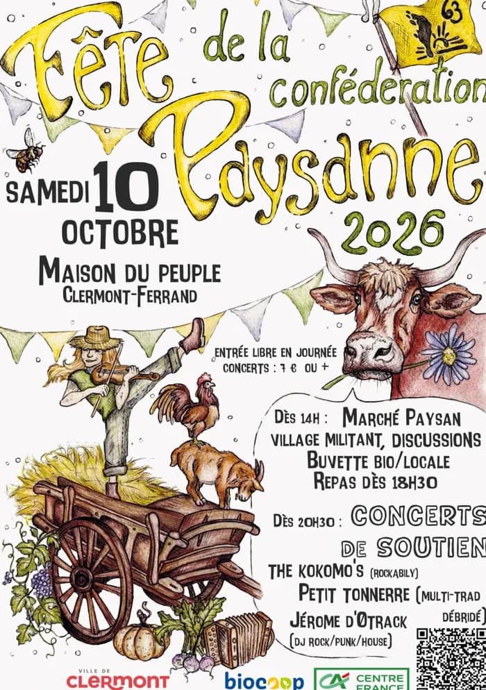 Illustration de l'événement : Petit Tonnerre - Concerts de soutien à la Confédération Paysanne