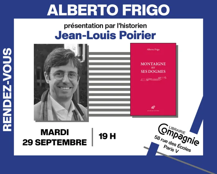 Illustration de l'événement : Alberto Frigo présente « Montaigne et ses dogmes »