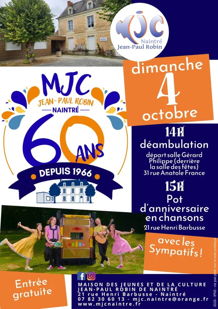 Illustration de l'événement : Les 60 ans de la MJC