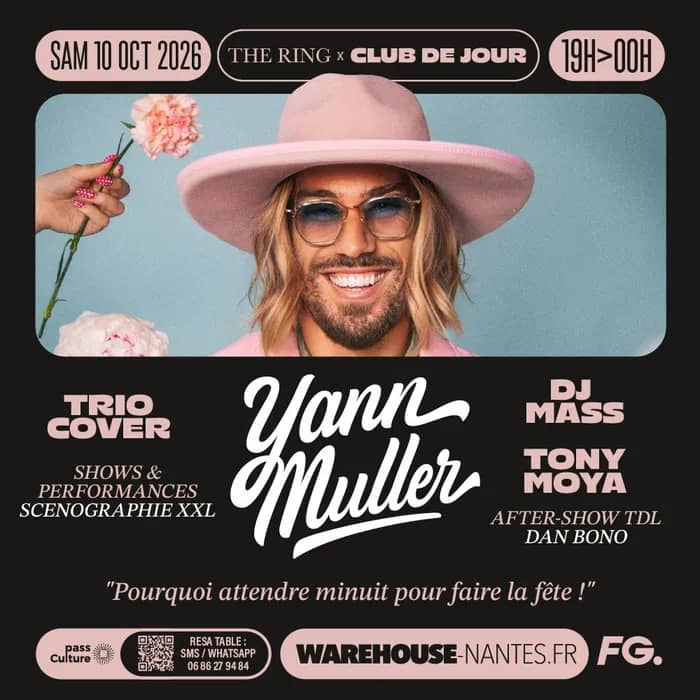 Illustration de l'événement : THE RING x CLUB DE JOUR w/ Yann Muller, Trio Cover & more