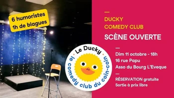 Illustration de l'événement : Ducky Scène Ouverte - Bourg L'Évêque