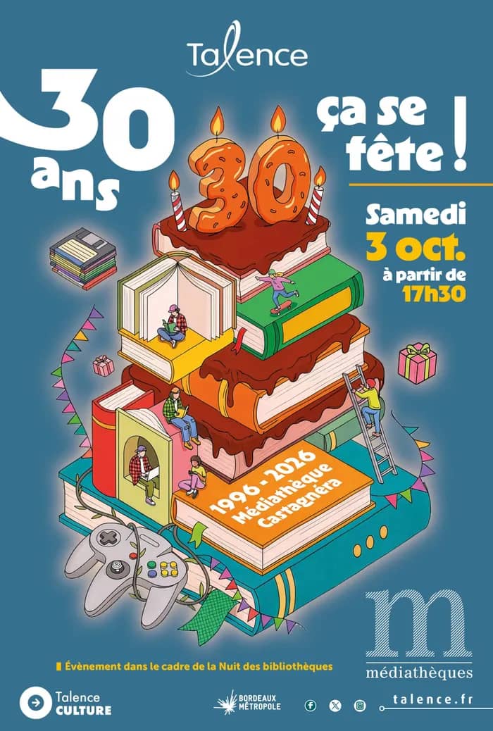 Illustration de l'événement : La médiathèque Castagnéra fête ses 30 ans