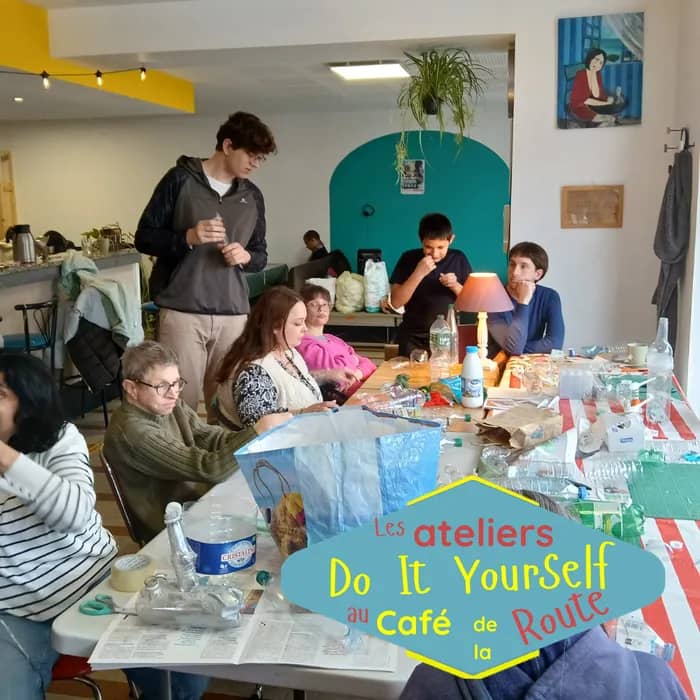 Illustration de l'événement : Les ateliers DIY du Café de la Route 🪡🎨