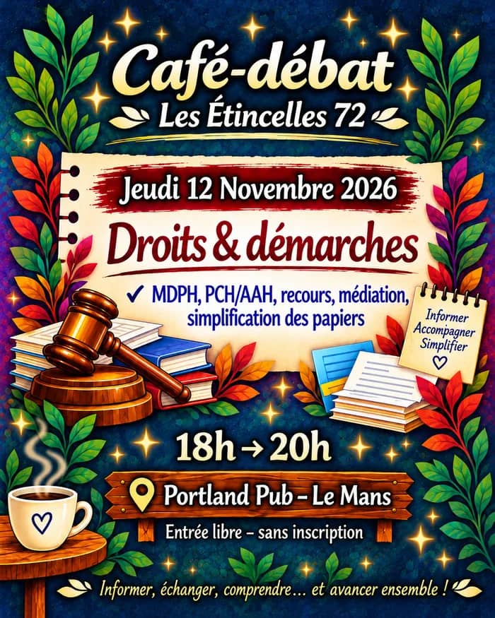 Illustration de l'événement : ☕ Café-débat : Droits & démarches