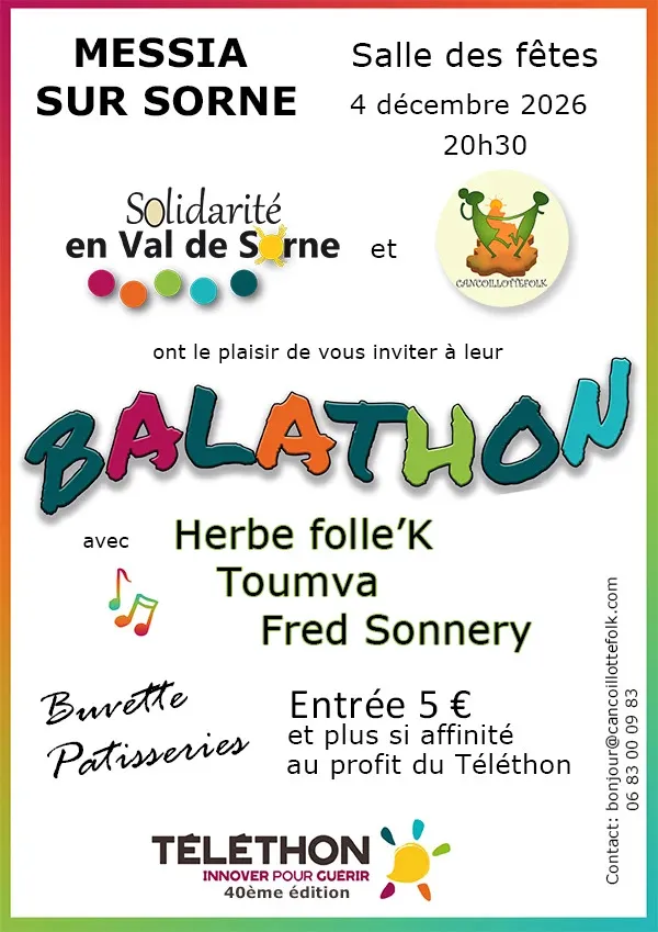 Illustration de l'événement : BALATHON le bal du Téléthon