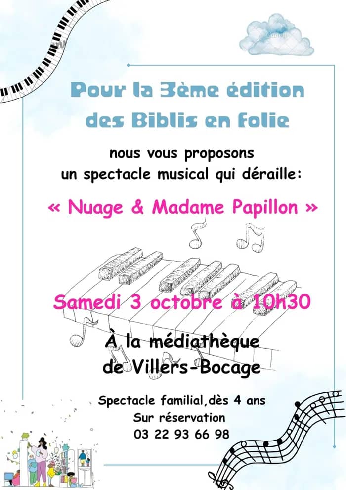 Illustration de l'événement : « Nuage & Madame Papillon »