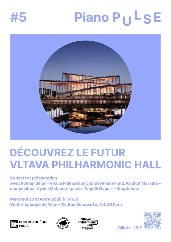 Illustration de l'événement : Piano Pulse #5 : Découvrez le futur Vltava Philharmonic Hall