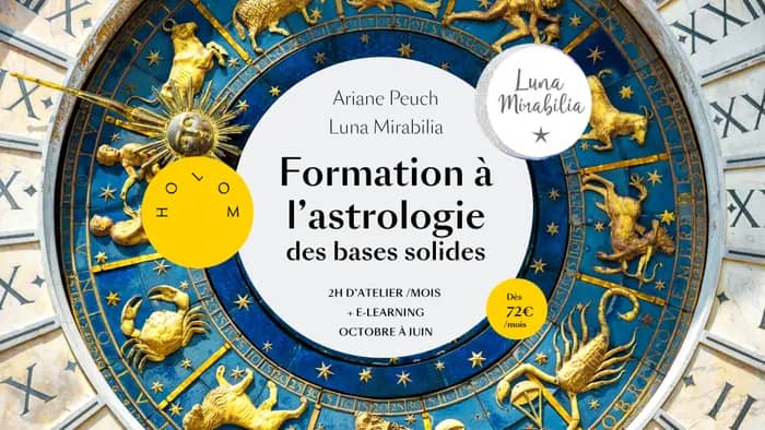 Illustration de l'événement : Formation d'astrologie : acquérir des bases solides
