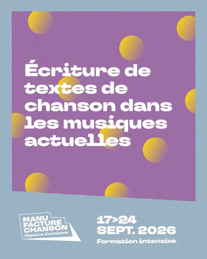 Illustration de l'événement : Stage - Ecriture de textes de chanson dans les musiques actuelles