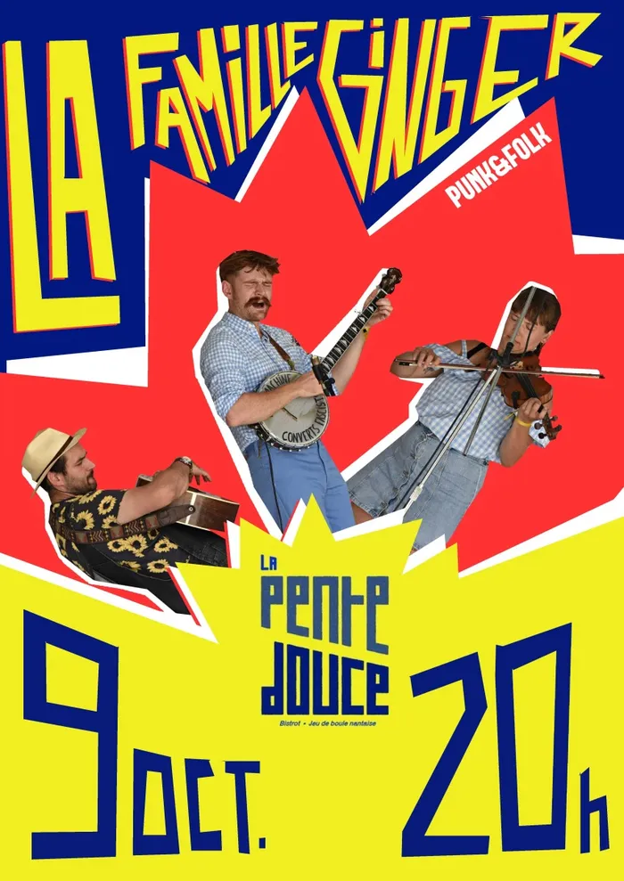 Illustration de l'événement : La famille ginger à la pente douce