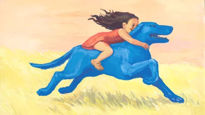 Illustration de l'événement : Ciné-P'tit Déj' : Chien bleu et autres belles histoires de l'école des loisirs