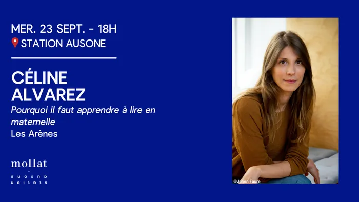 Illustration de l'événement : SUR INSCRIPTION - Rencontre avec Céline Alvarez