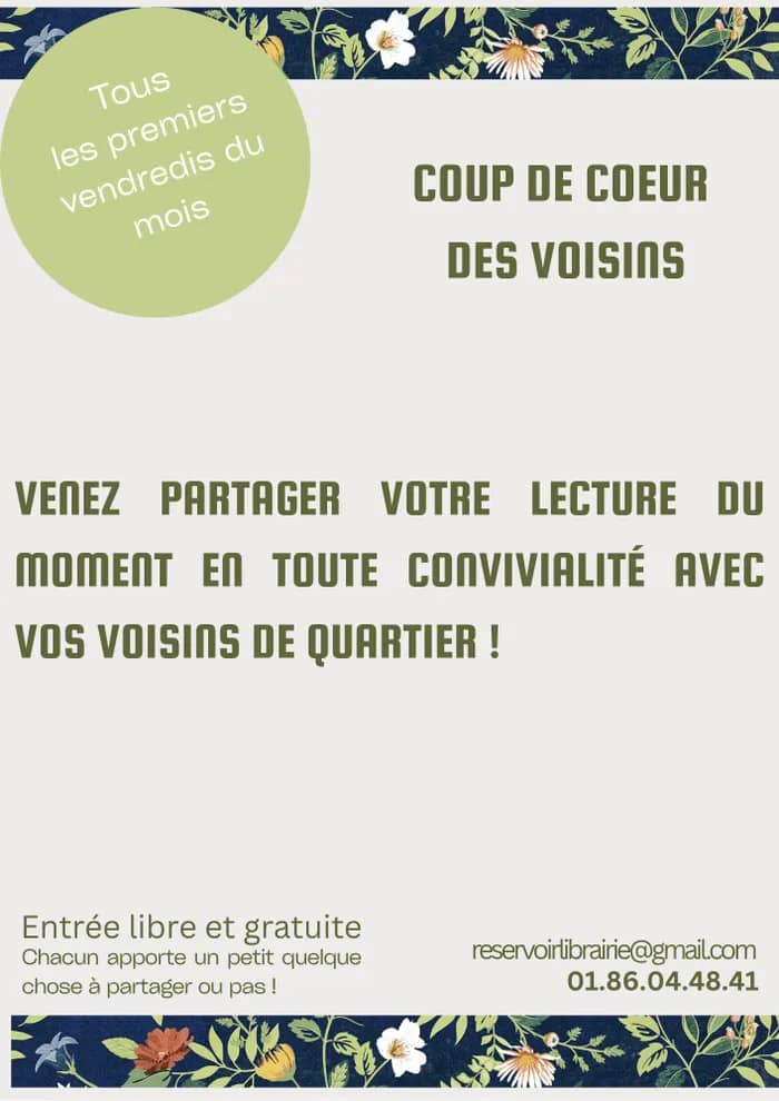 Illustration de l'événement : Les coups de coeur des voisins !