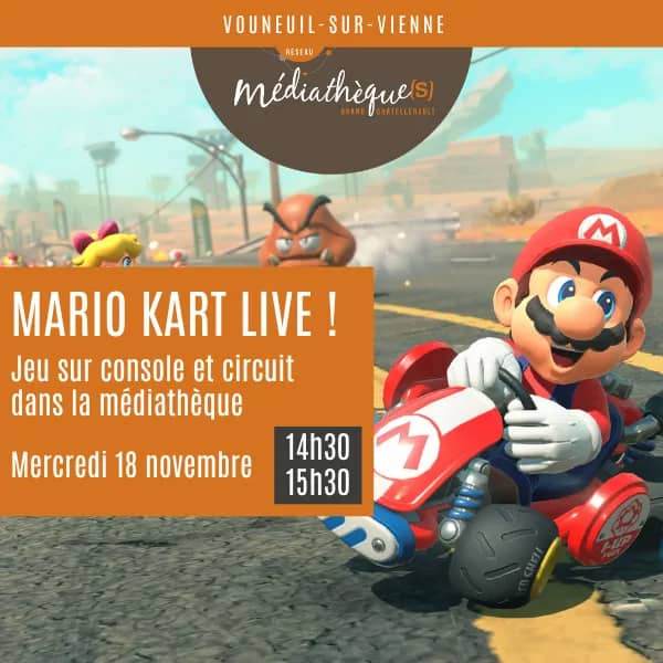 Illustration de l'événement : Mario Kart live !