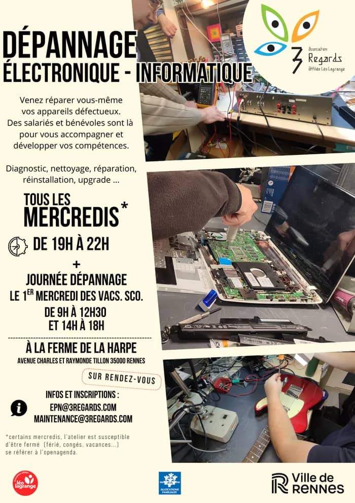 Illustration de l'événement : Dépannage Électronique, Informatique & Numérique