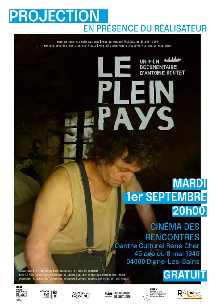 Illustration de l'événement : Ciné-rencontre : "Le plein pays" en présence du réalisateur Antoine Boutet