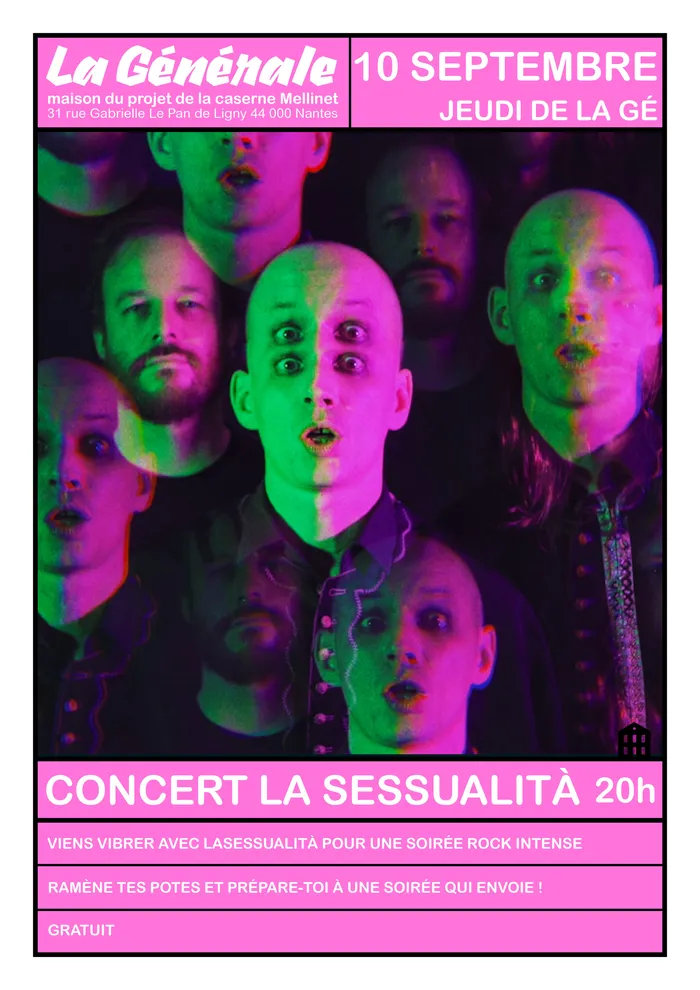 Illustration de l'événement : Concert de Sessualità à La Générale