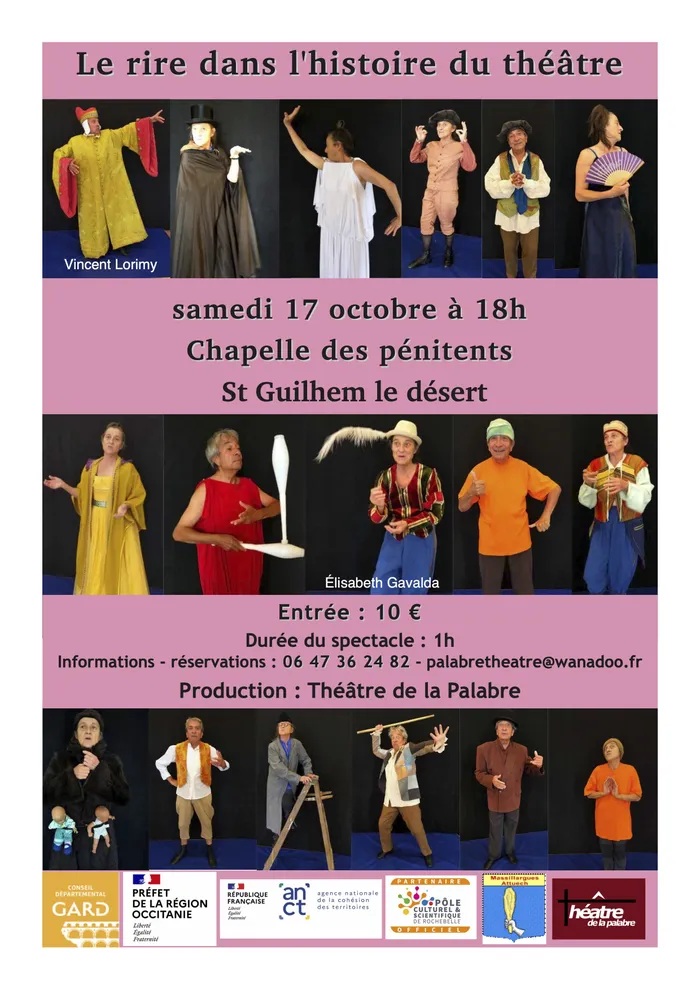 Illustration de l'événement : Le rire dans l'histoire du théâtre