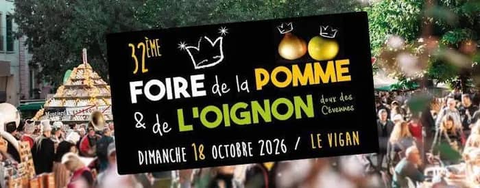 Illustration de l'événement : Foire de la pomme et de l'oignon dans les Cévennes
