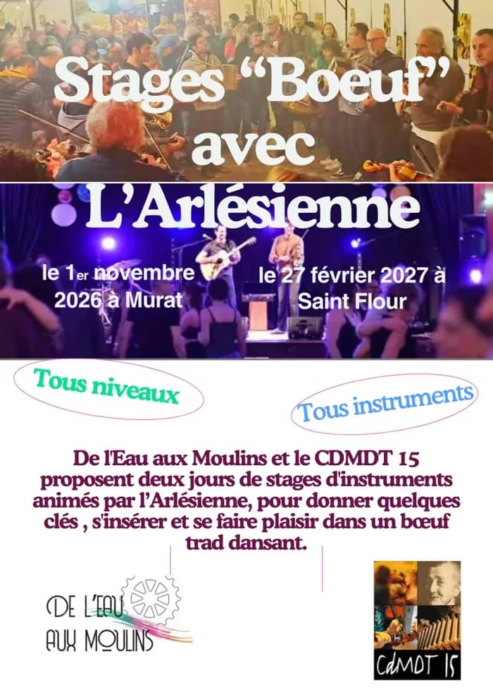 Illustration de l'événement : Stage de Boeuf Trad' avec L'Arlésienne