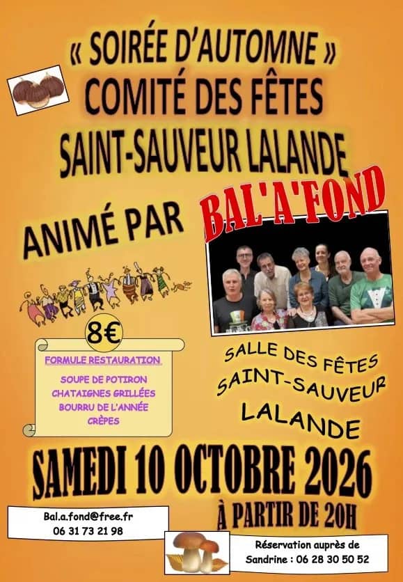 Illustration de l'événement : Soirée d'Automne